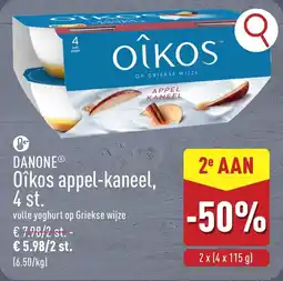 ALDI Danone Oîkos Appel Kaneel aanbieding