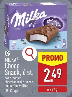ALDI Milka Choco Snack aanbieding