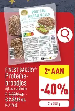 ALDI Finest Bakery Proteïne Broodjes aanbieding