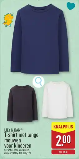 ALDI Lily & Dan T-shirt met lange mouwen voor kinderen aanbieding