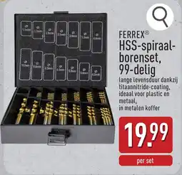 ALDI Ferrex HSS Spiraalborenset aanbieding