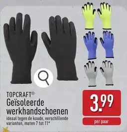 ALDI TopCraft Geïsoleerde werkhandschoenen aanbieding