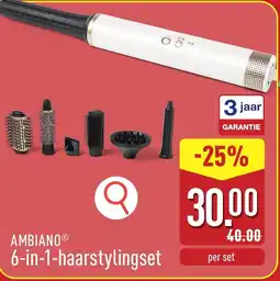 ALDI Ambiano 6-in-1 Haarstylingset aanbieding