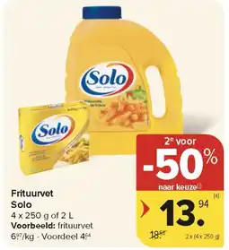 Carrefour Market Frituurvet Solo aanbieding