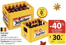 Carrefour Market Krat bier Jupiler aanbieding