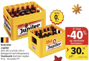 Krat bier Jupiler