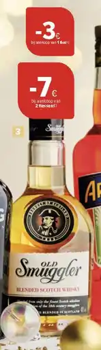 Carrefour Market Whisky Old Smuggler 40% aanbieding