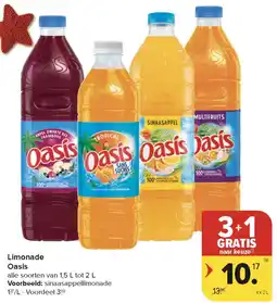 Carrefour Market Limonade Oasis aanbieding
