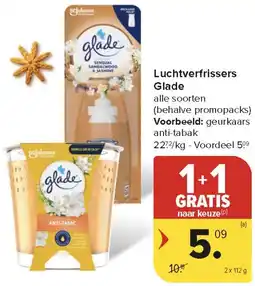 Carrefour Market Luchtverfrissers Glade aanbieding