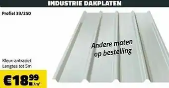 Industrie dakplaten antraciet