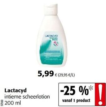 Colruyt Lactacyd intieme scheerlotion aanbieding