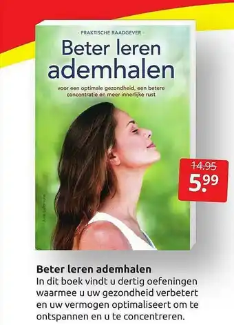 Boekenvoordeel Beter Leren Ademhalen aanbieding