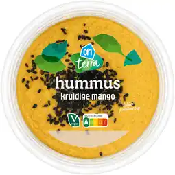 Albert Heijn AH Terra Plantaardig hummus kruidige mango aanbieding