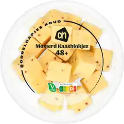 Albert Heijn AH Mosterdkaasblokjes 48+ aanbieding