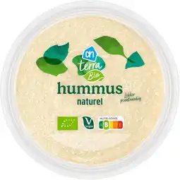Albert Heijn AH Terra Plantaardig biologische hummus naturel aanbieding