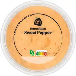 Albert Heijn AH Roomkaas met sweetpepper aanbieding