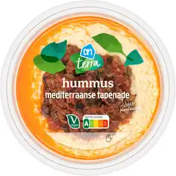 Albert Heijn AH Terra Hummus mediterraanse tapenade aanbieding