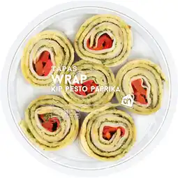 Albert Heijn AH Wrap kip pesto paprika aanbieding