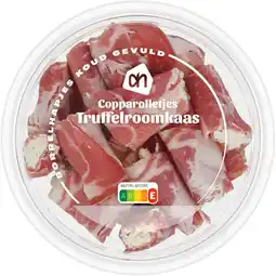 Albert Heijn AH Coppa rolletje met roomkaas truffel aanbieding