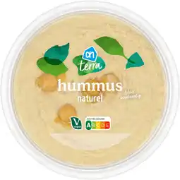 Albert Heijn AH Terra Plantaardige hummus naturel aanbieding