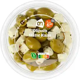 Albert Heijn AH Groene olijven met witte kaas aanbieding