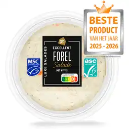 Albert Heijn AH Excellent Forelsalade met witvis aanbieding