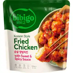 Albert Heijn Bibigo Korean fried chicken sweet & spicy aanbieding