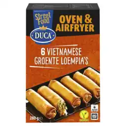 Albert Heijn Duca 6 Vietnamese groente loempia's aanbieding