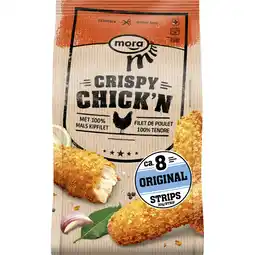 Albert Heijn Mora Crispy chick'n original strips aanbieding