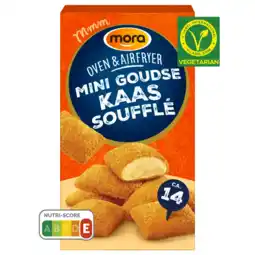 Albert Heijn Mora Oven & airfryer goudse mini kaassoufflés aanbieding