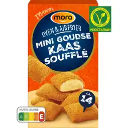 Albert Heijn Mora Oven & airfryer goudse mini kaassoufflés aanbieding