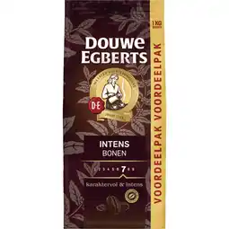 Albert Heijn Douwe Egberts Intens koffiebonen voordeelpak aanbieding