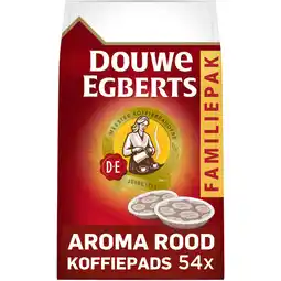 Albert Heijn Douwe Egberts Aroma rood koffiepads familiepak aanbieding