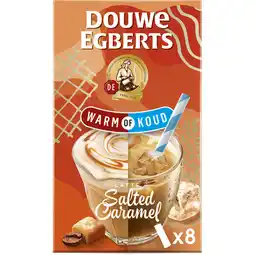 Albert Heijn Douwe Egberts Warm of koud latte salted caramel aanbieding