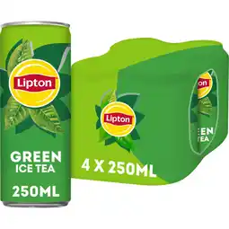 Albert Heijn Lipton Ice tea green 4-pack aanbieding