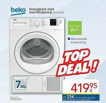 Eldi Beko Droogkast Met Warmtepomp aanbieding