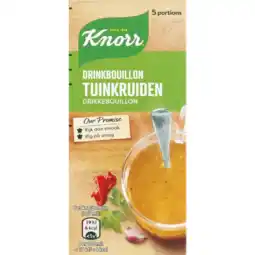 Albert Heijn Knorr Drinkbouillon tuinkruiden aanbieding