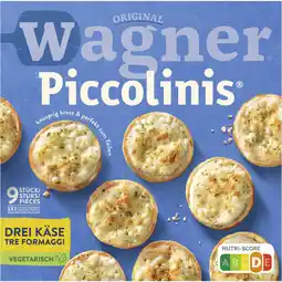 Albert Heijn Wagner Piccolinis mini pizza 3 soorten kaas aanbieding