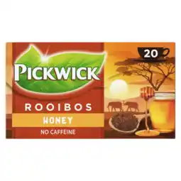 Albert Heijn Pickwick Honing rooibos thee aanbieding