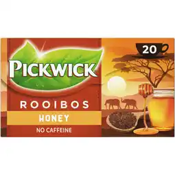 Albert Heijn Pickwick Honing rooibos thee aanbieding