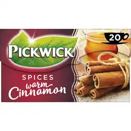 Albert Heijn Pickwick Spices kaneel zwarte thee aanbieding