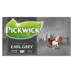 Albert Heijn Pickwick Earl grey zwarte thee aanbieding