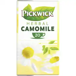 Albert Heijn Pickwick Kamille kruidenthee aanbieding