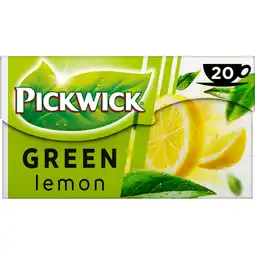 Albert Heijn Pickwick Green lemon groene thee aanbieding