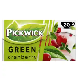 Albert Heijn Pickwick Cranberry groene thee aanbieding