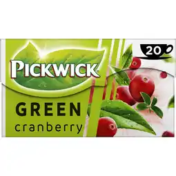 Albert Heijn Pickwick Cranberry groene thee aanbieding