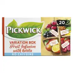 Albert Heijn Pickwick Fruit infusion variatiebox kruidenthee aanbieding