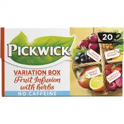 Albert Heijn Pickwick Fruit infusion variatiebox kruidenthee aanbieding