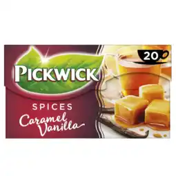 Albert Heijn Pickwick Spices caramelised vanilla zwarte thee aanbieding