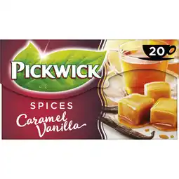 Albert Heijn Pickwick Spices caramelised vanilla zwarte thee aanbieding